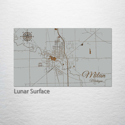 Milan, Michigan Street Map