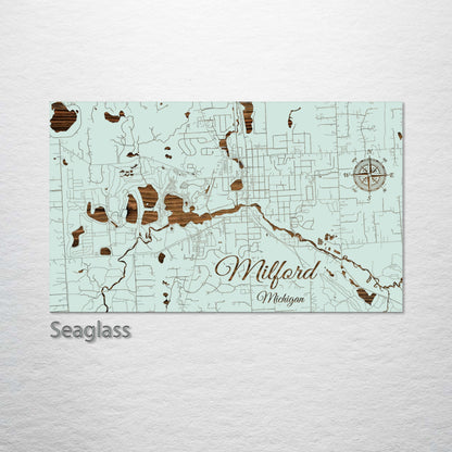 Milford, Michigan Street Map