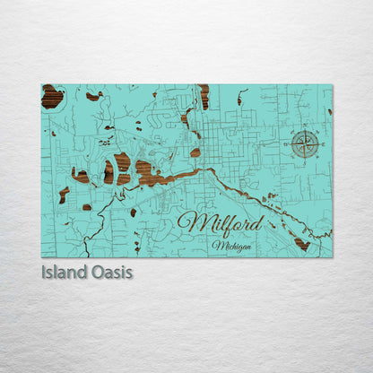 Milford, Michigan Street Map