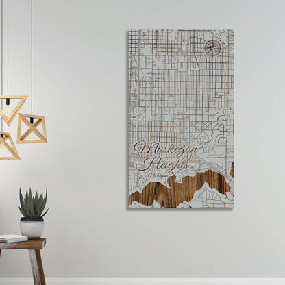 Muskegon Heights, Michigan Street Map