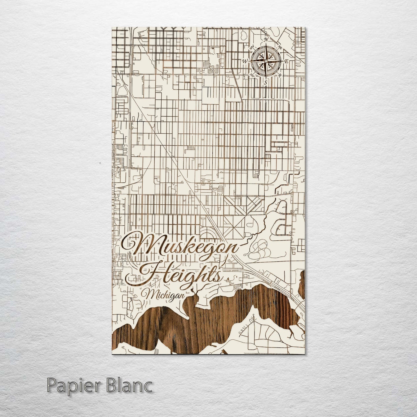 Muskegon Heights, Michigan Street Map