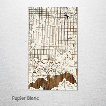 Muskegon Heights, Michigan Street Map