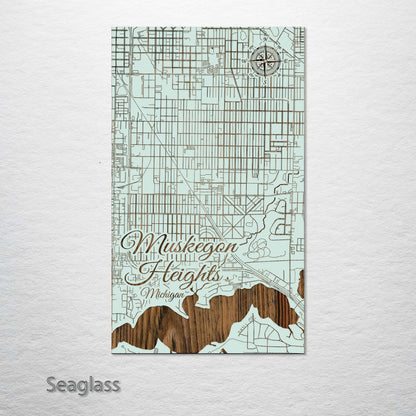 Muskegon Heights, Michigan Street Map