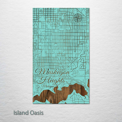Muskegon Heights, Michigan Street Map