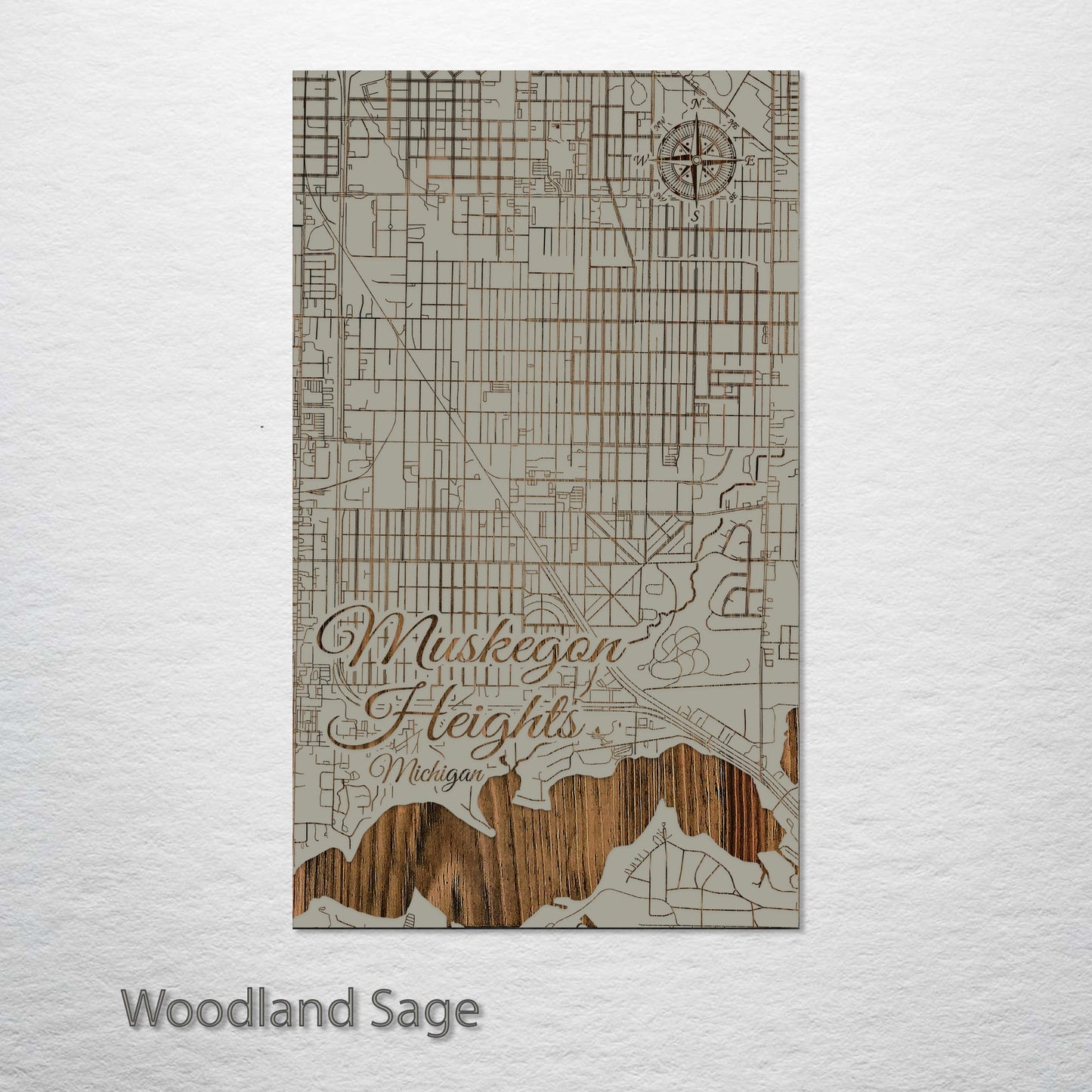 Muskegon Heights, Michigan Street Map