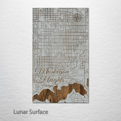 Muskegon Heights, Michigan Street Map