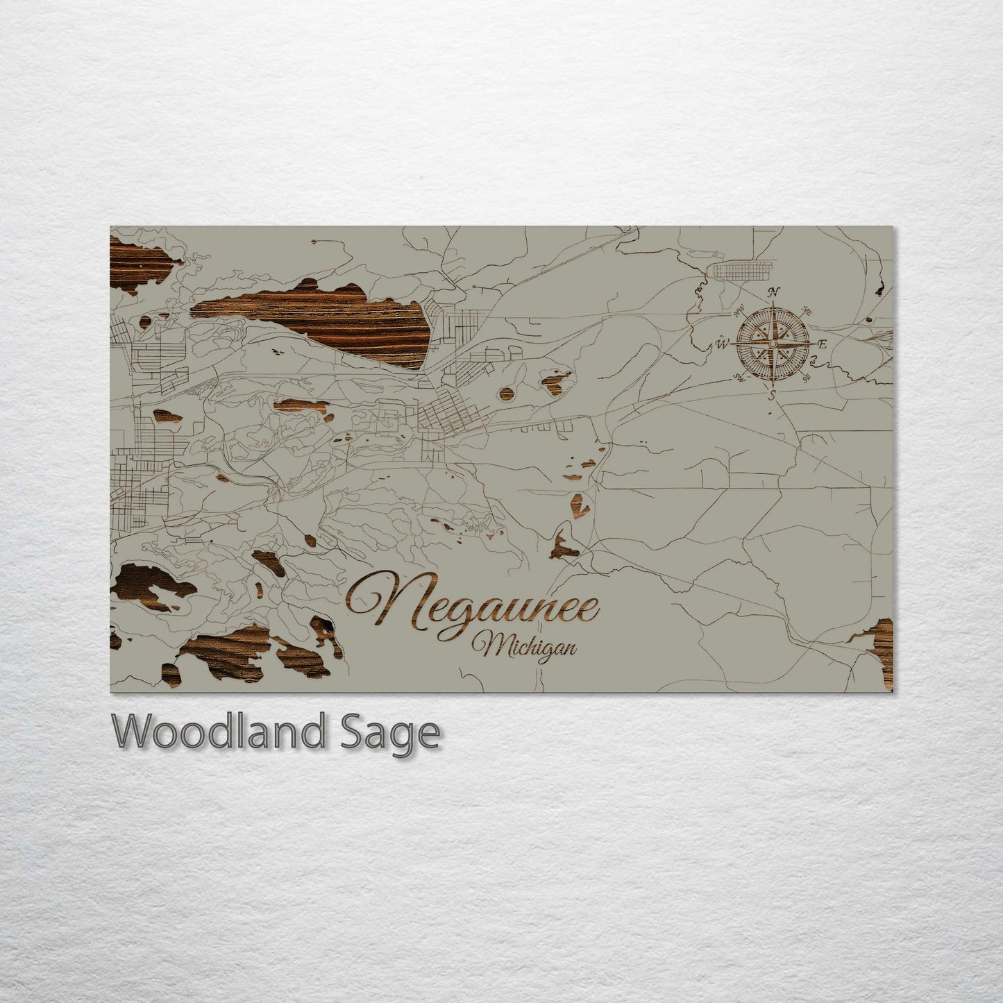 Negaunee, Michigan Street Map