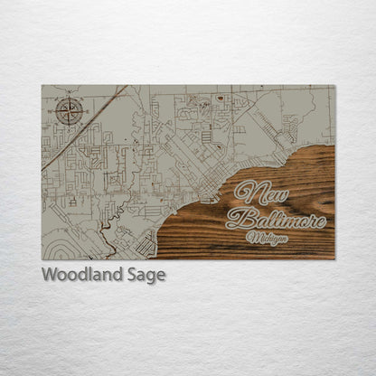 New Baltimore, Michigan Street Map