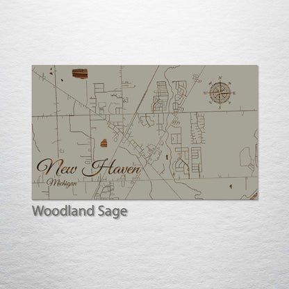 New Haven, Michigan Street Map