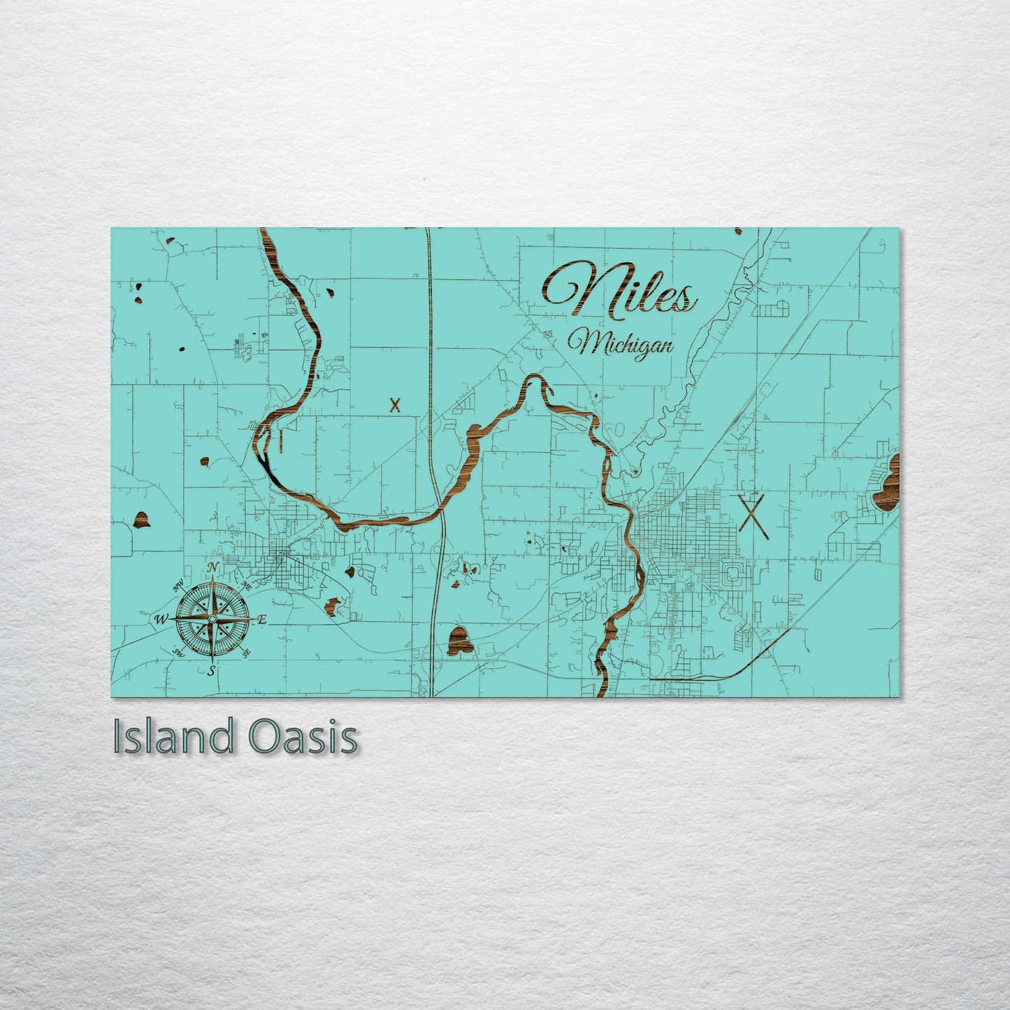 Niles, Michigan Street Map