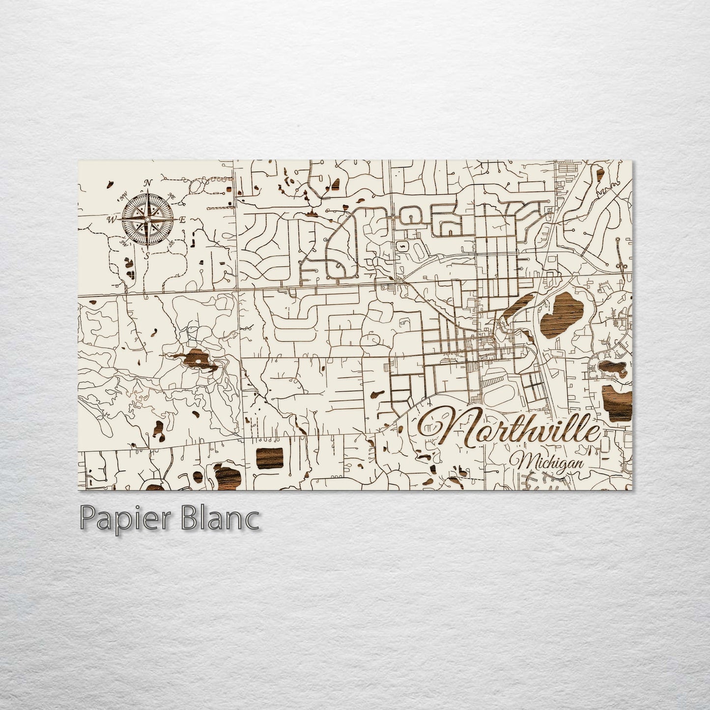 Northville, Michigan Street Map