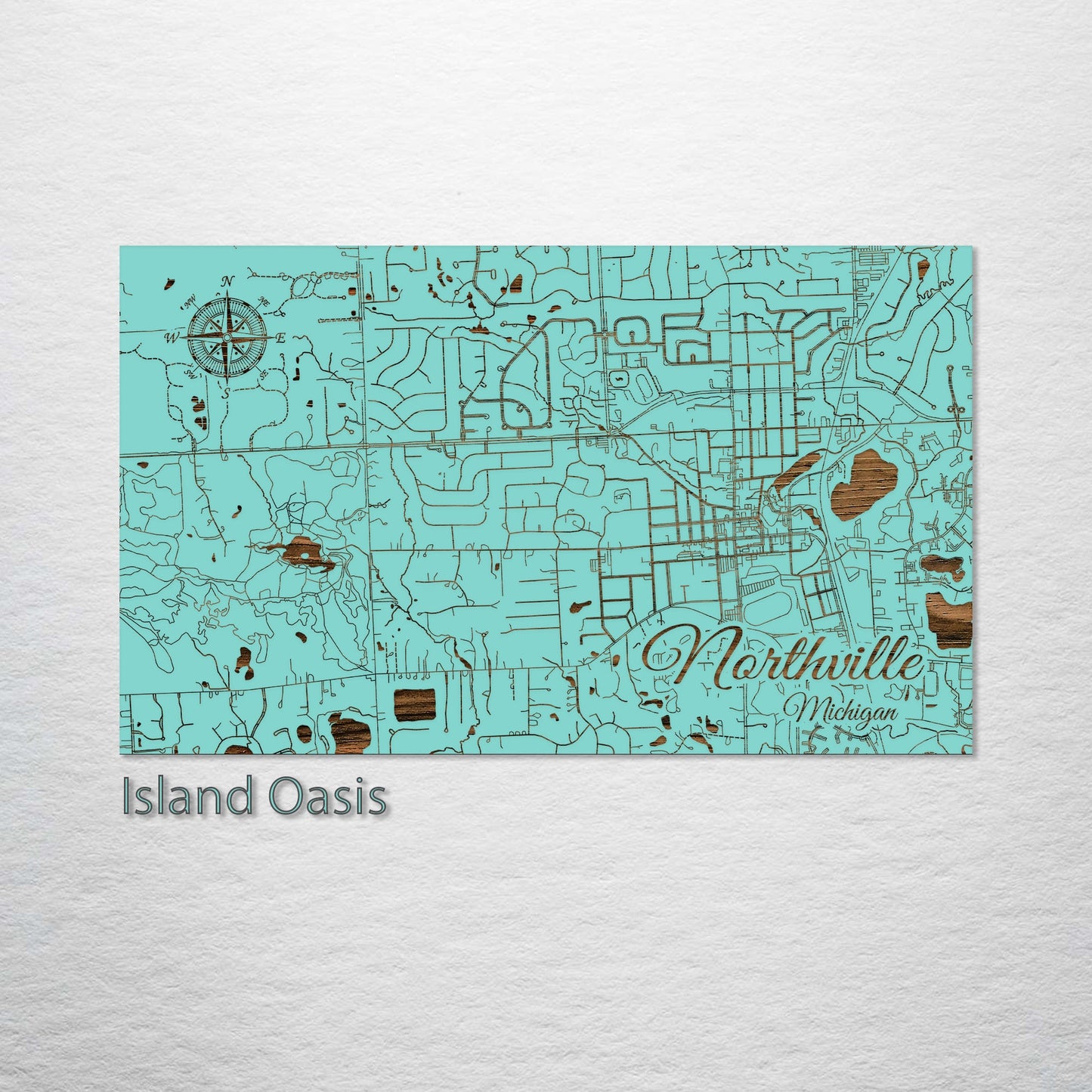 Northville, Michigan Street Map