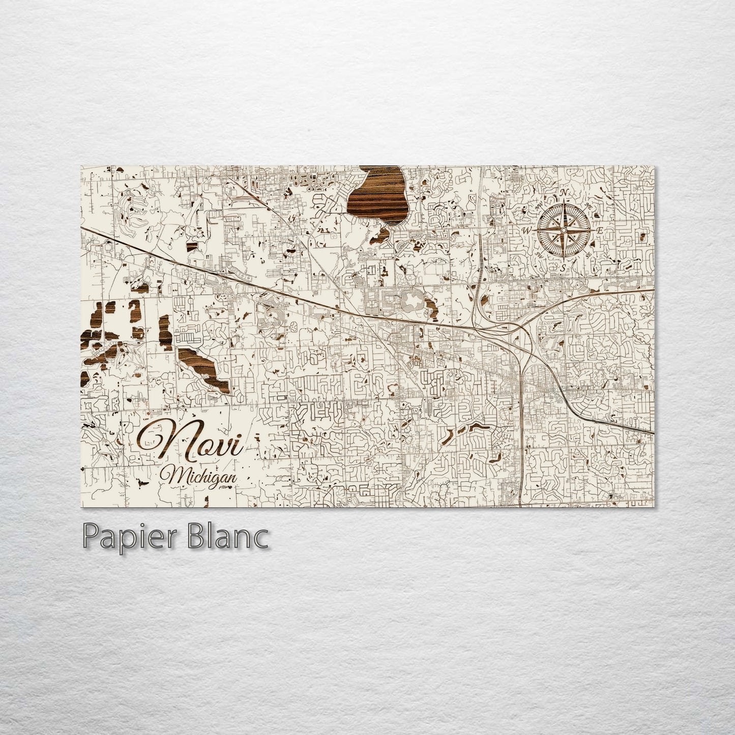 Novi, Michigan Street Map