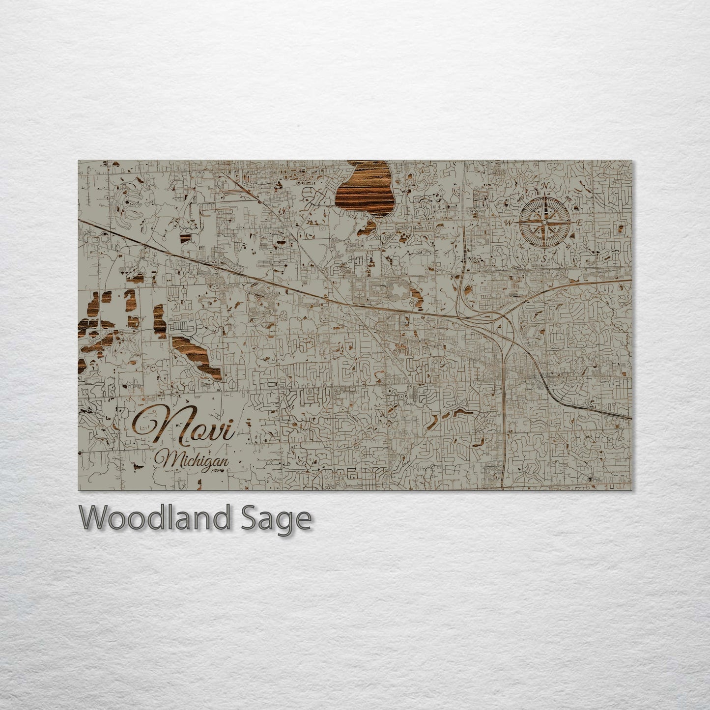 Novi, Michigan Street Map