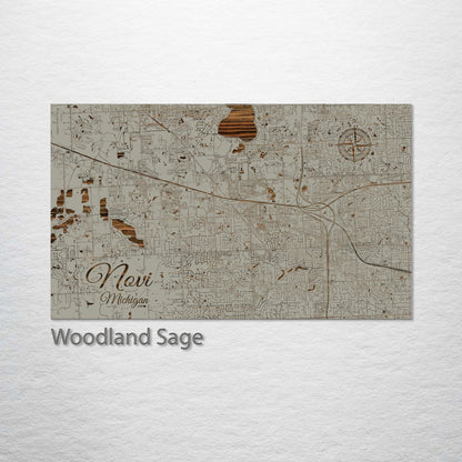 Novi, Michigan Street Map