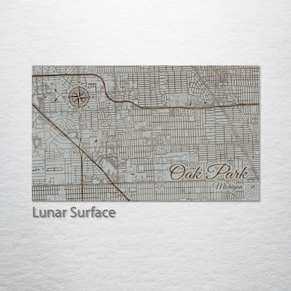 Oak Park, Michigan Street Map