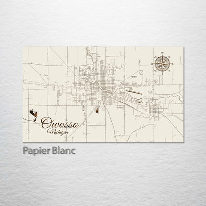 Owosso, Michigan Street Map