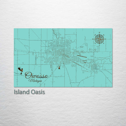 Owosso, Michigan Street Map