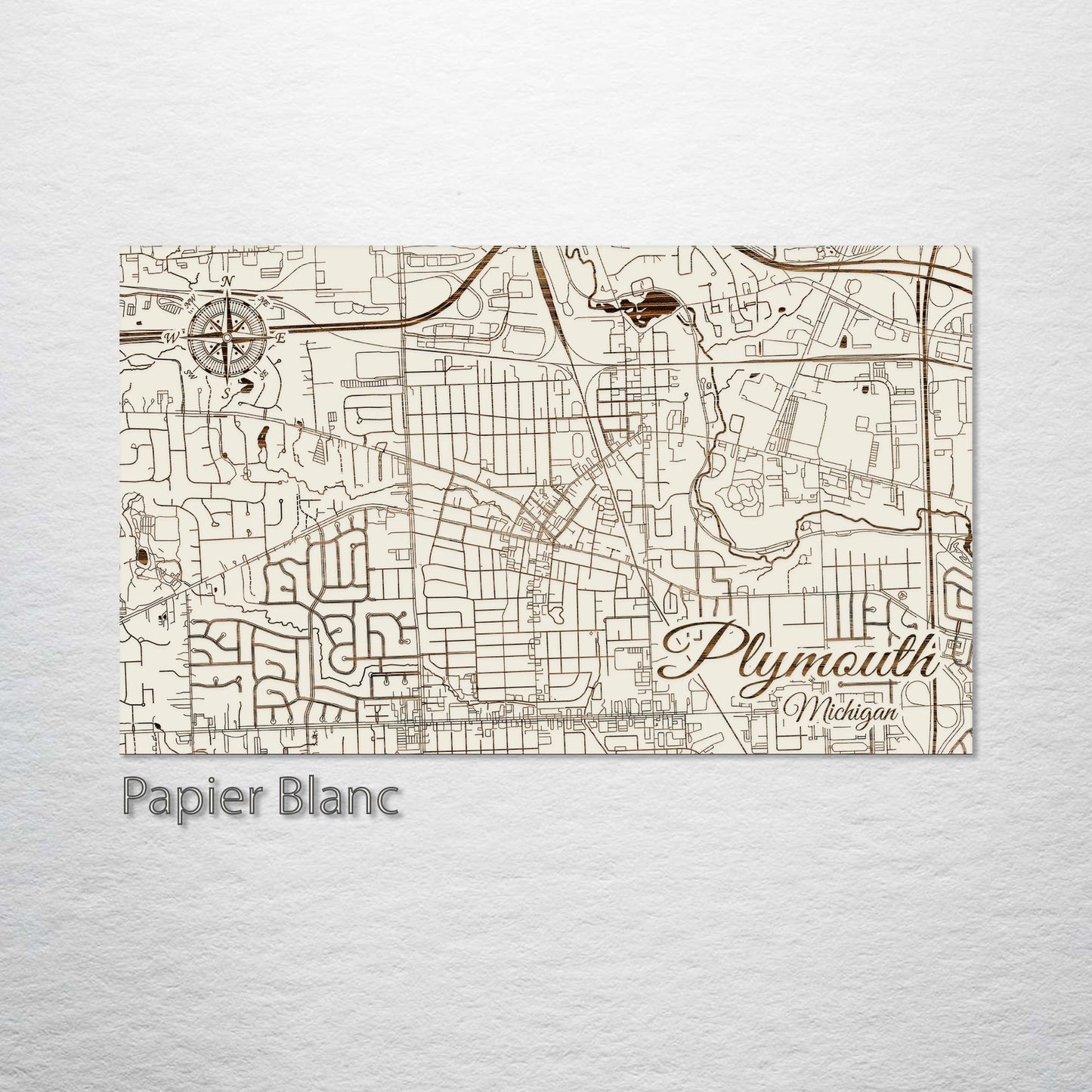 Plymouth, Michigan Street Map