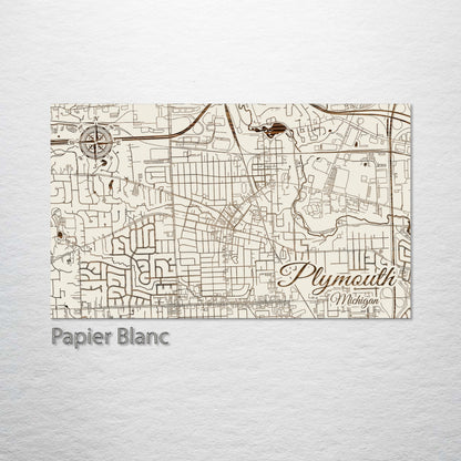 Plymouth, Michigan Street Map