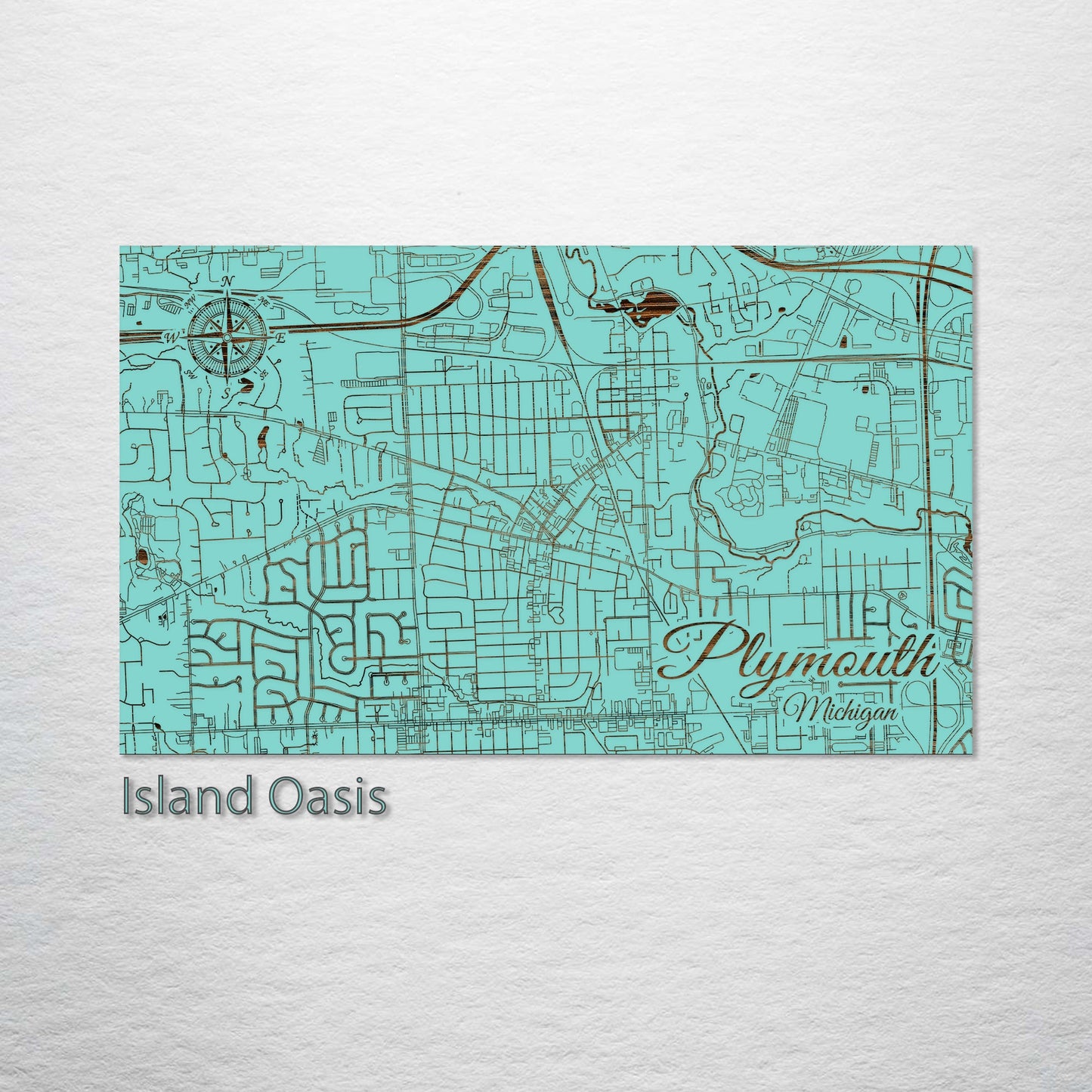 Plymouth, Michigan Street Map