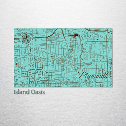 Plymouth, Michigan Street Map