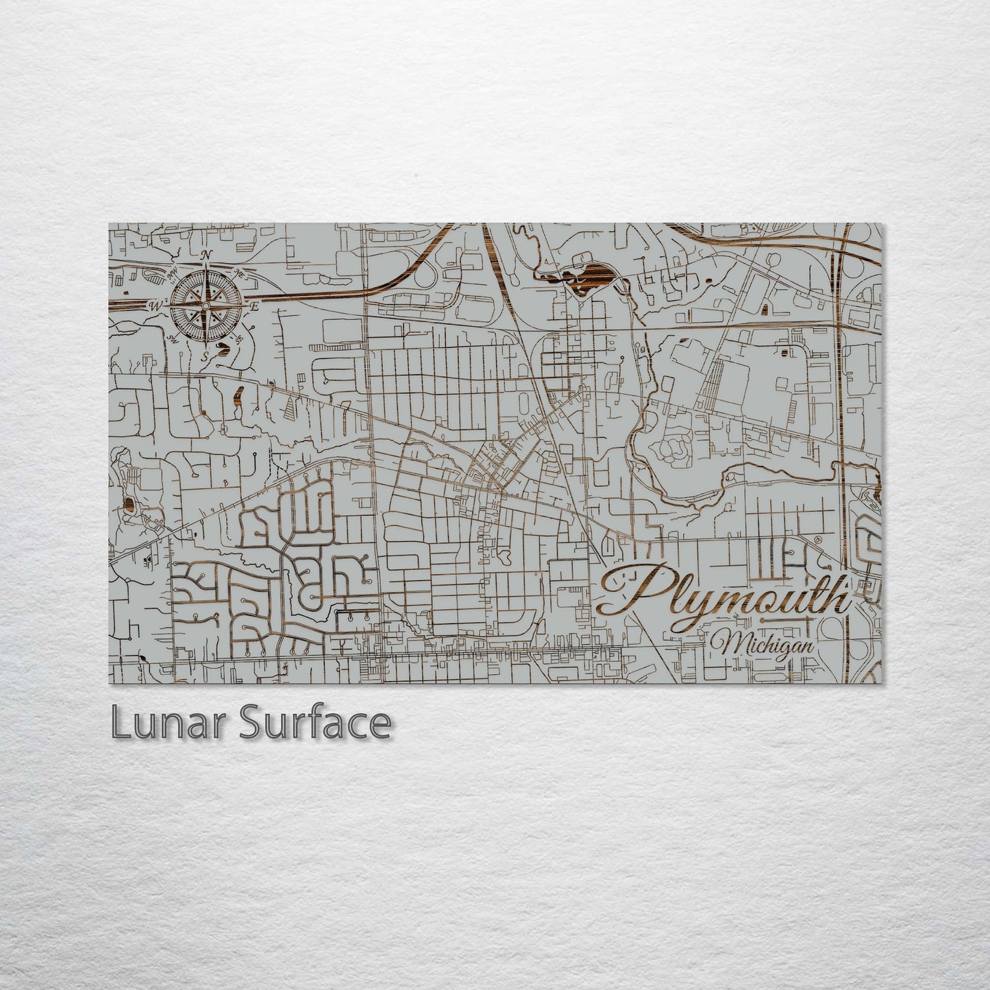 Plymouth, Michigan Street Map