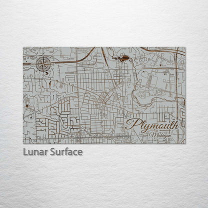 Plymouth, Michigan Street Map