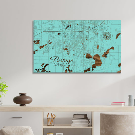 Portage, Michigan Street Map