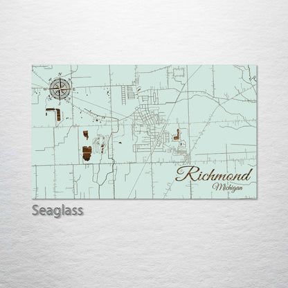 Richmond, Michigan Street Map