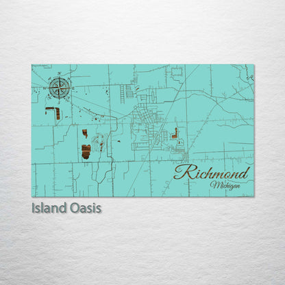 Richmond, Michigan Street Map