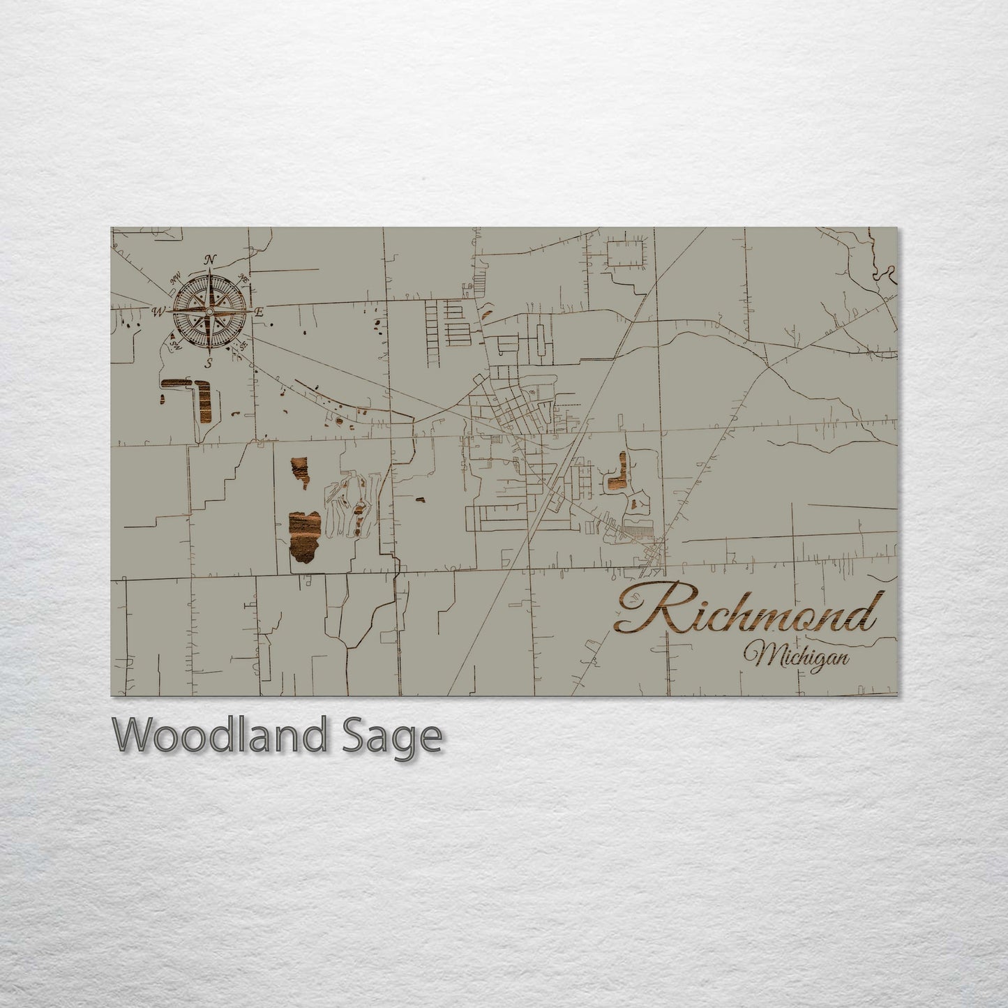 Richmond, Michigan Street Map