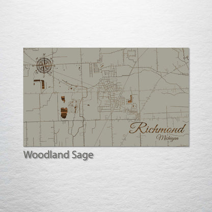 Richmond, Michigan Street Map