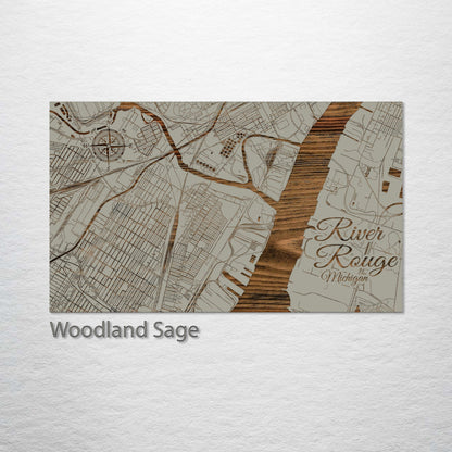 River Rouge, Michigan Street Map