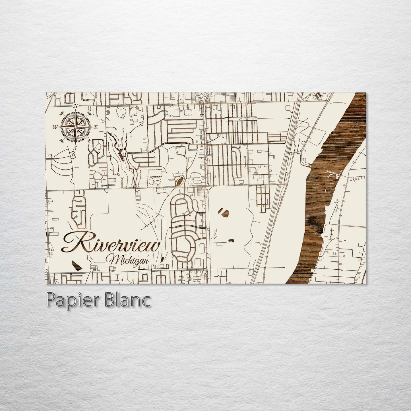 Riverview, Michigan Street Map