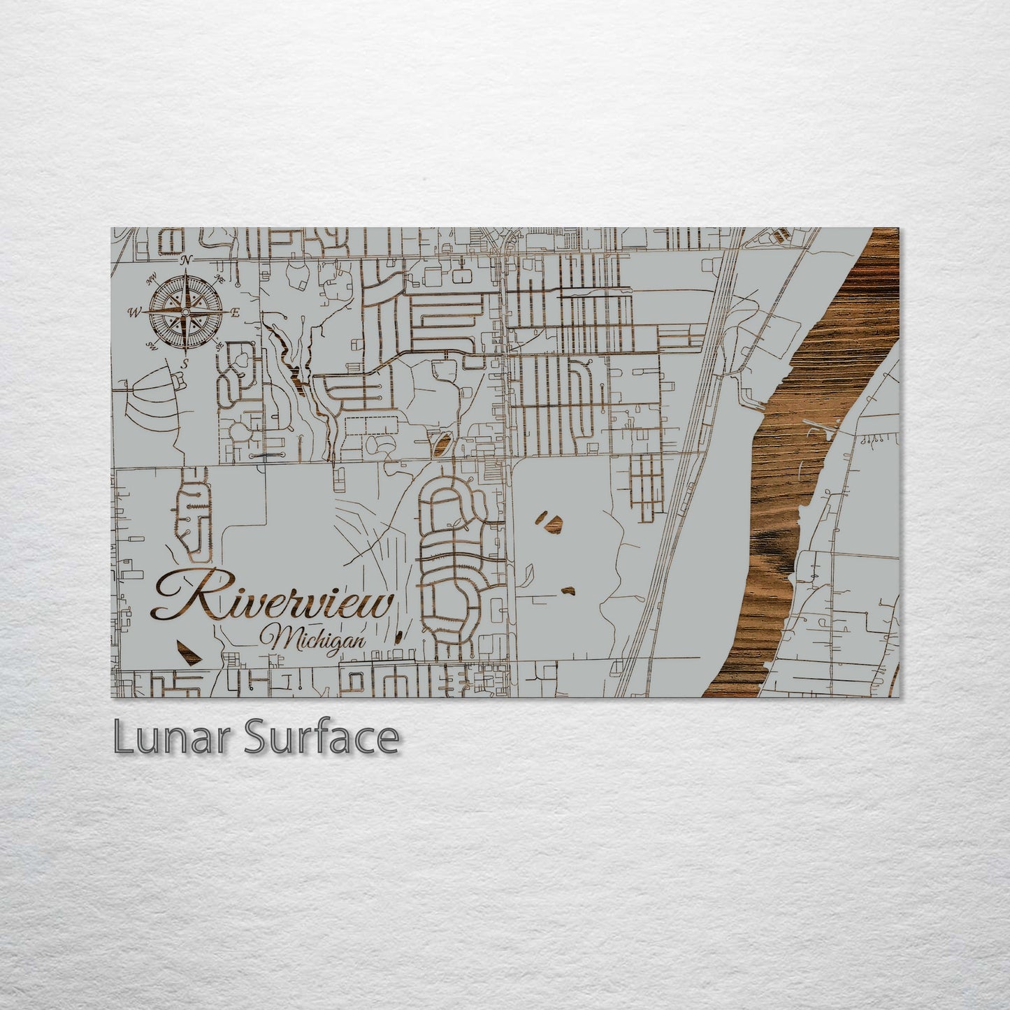 Riverview, Michigan Street Map