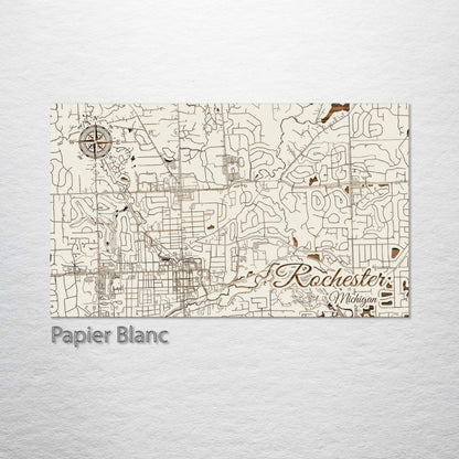 Rochester, Michigan Street Map