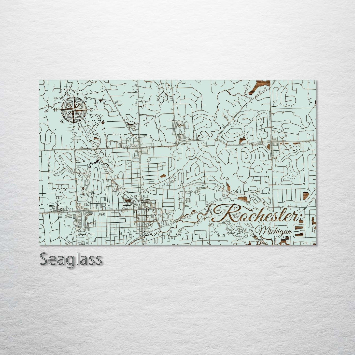 Rochester, Michigan Street Map