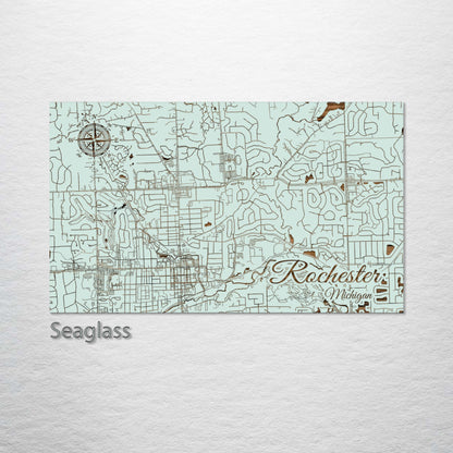 Rochester, Michigan Street Map