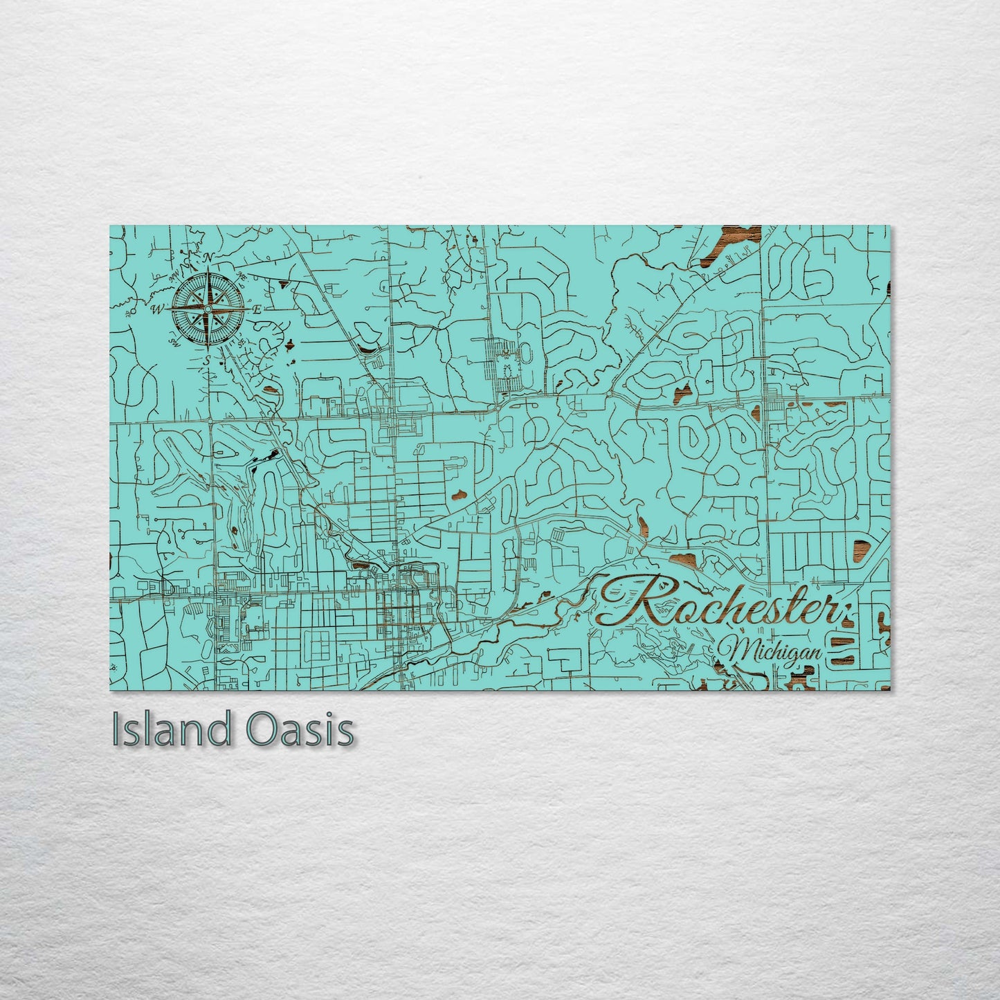 Rochester, Michigan Street Map