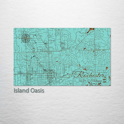 Rochester, Michigan Street Map