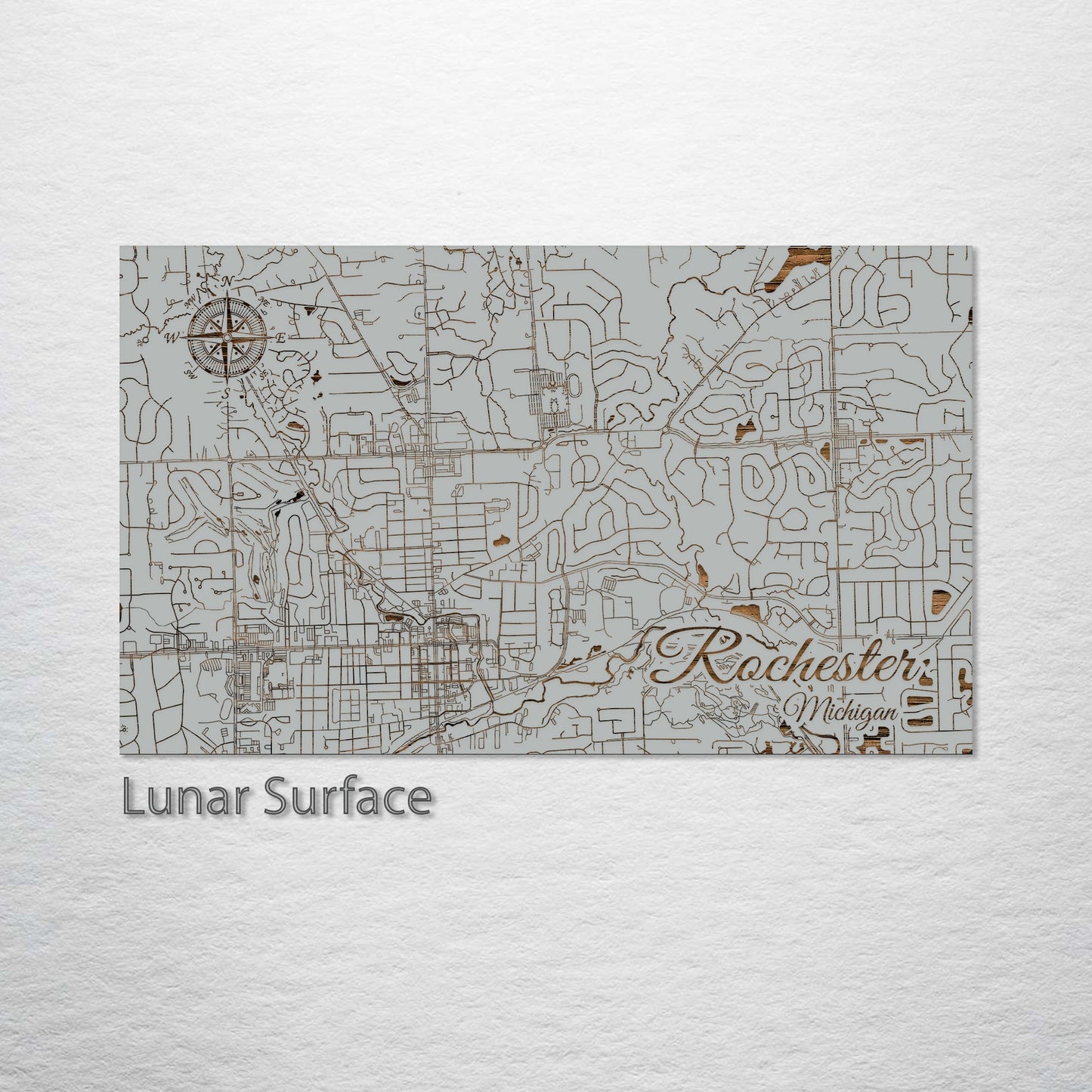 Rochester, Michigan Street Map