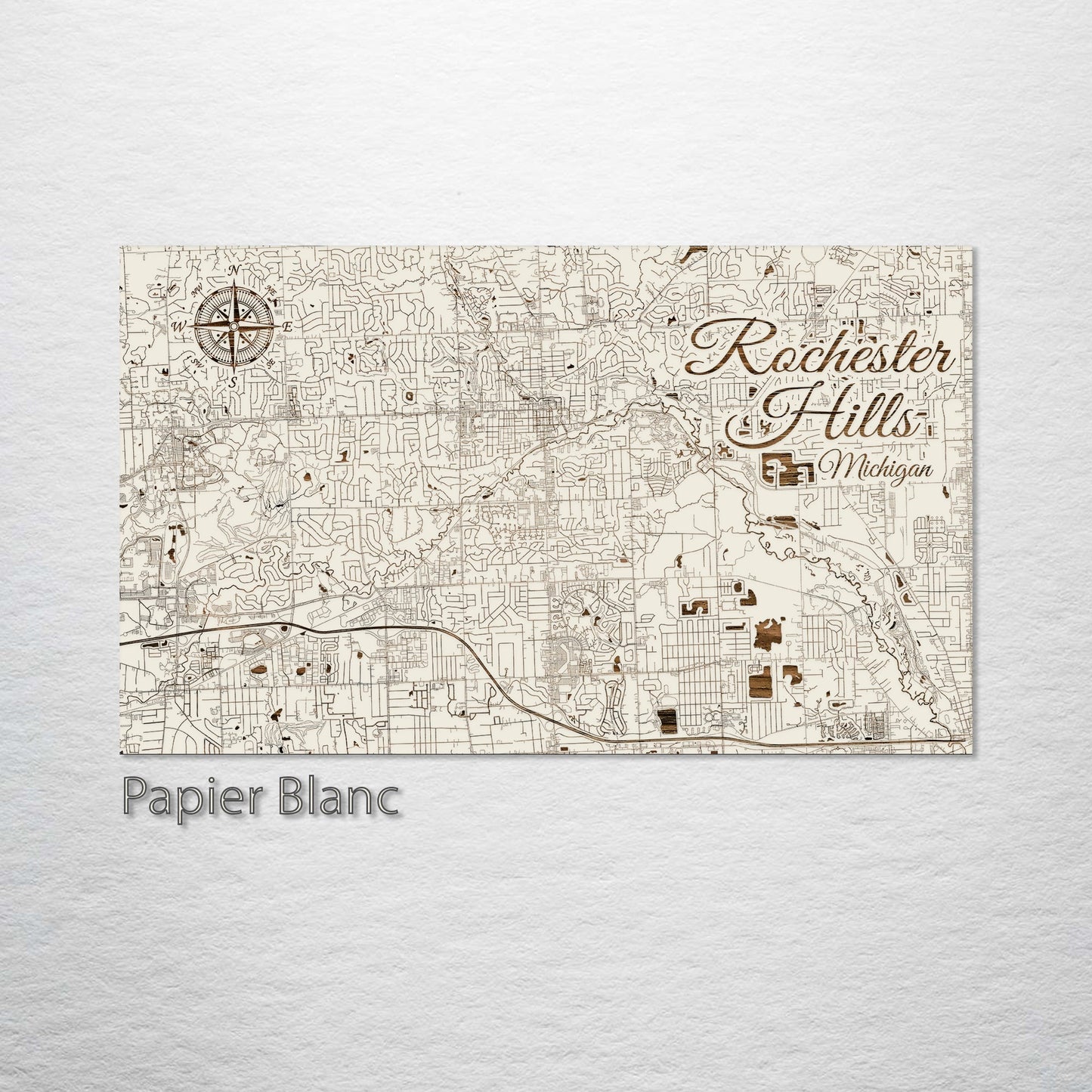 Rochester Hills, Michigan Street Map