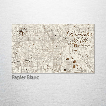 Rochester Hills, Michigan Street Map