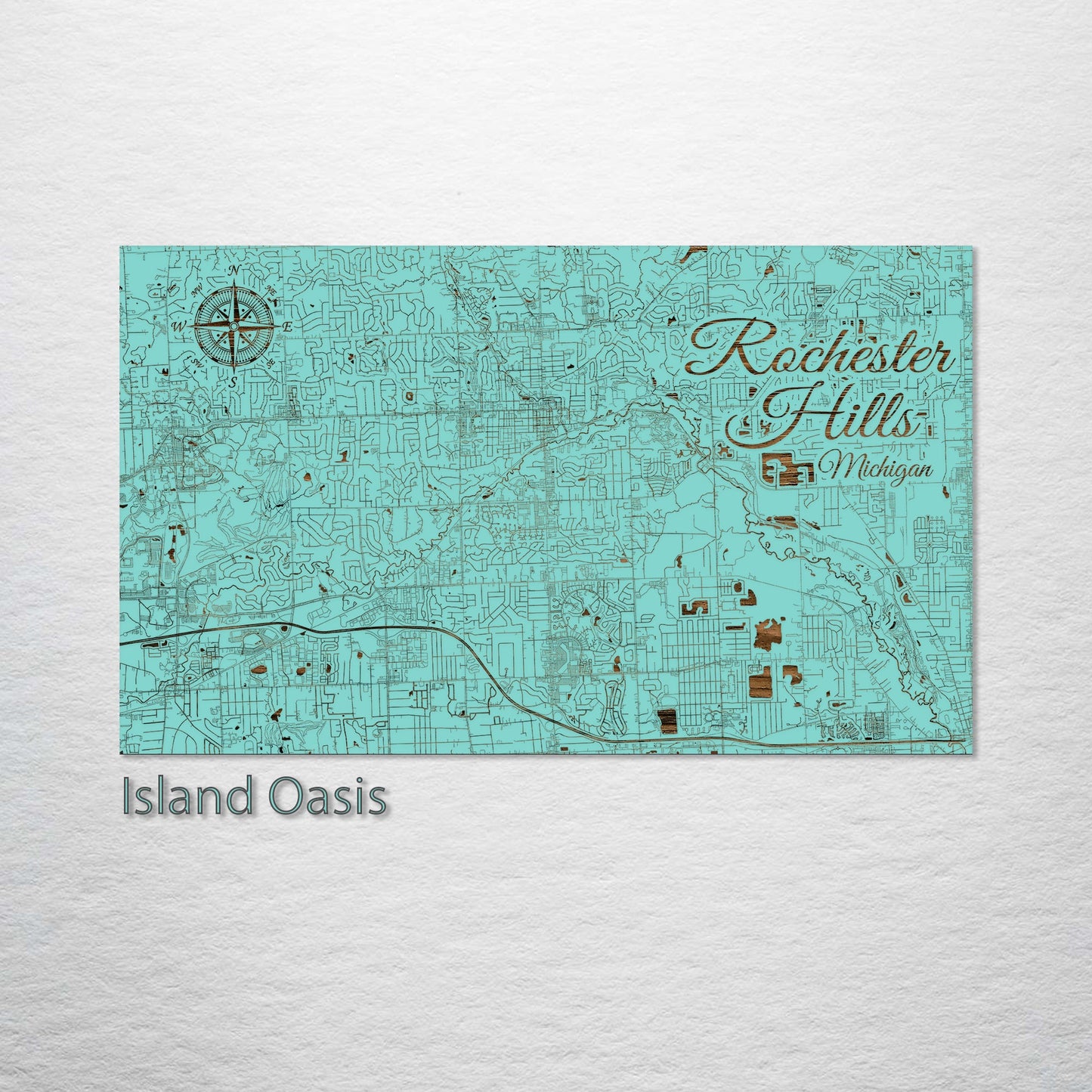 Rochester Hills, Michigan Street Map