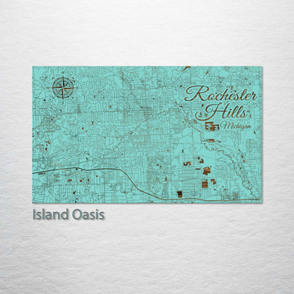 Rochester Hills, Michigan Street Map