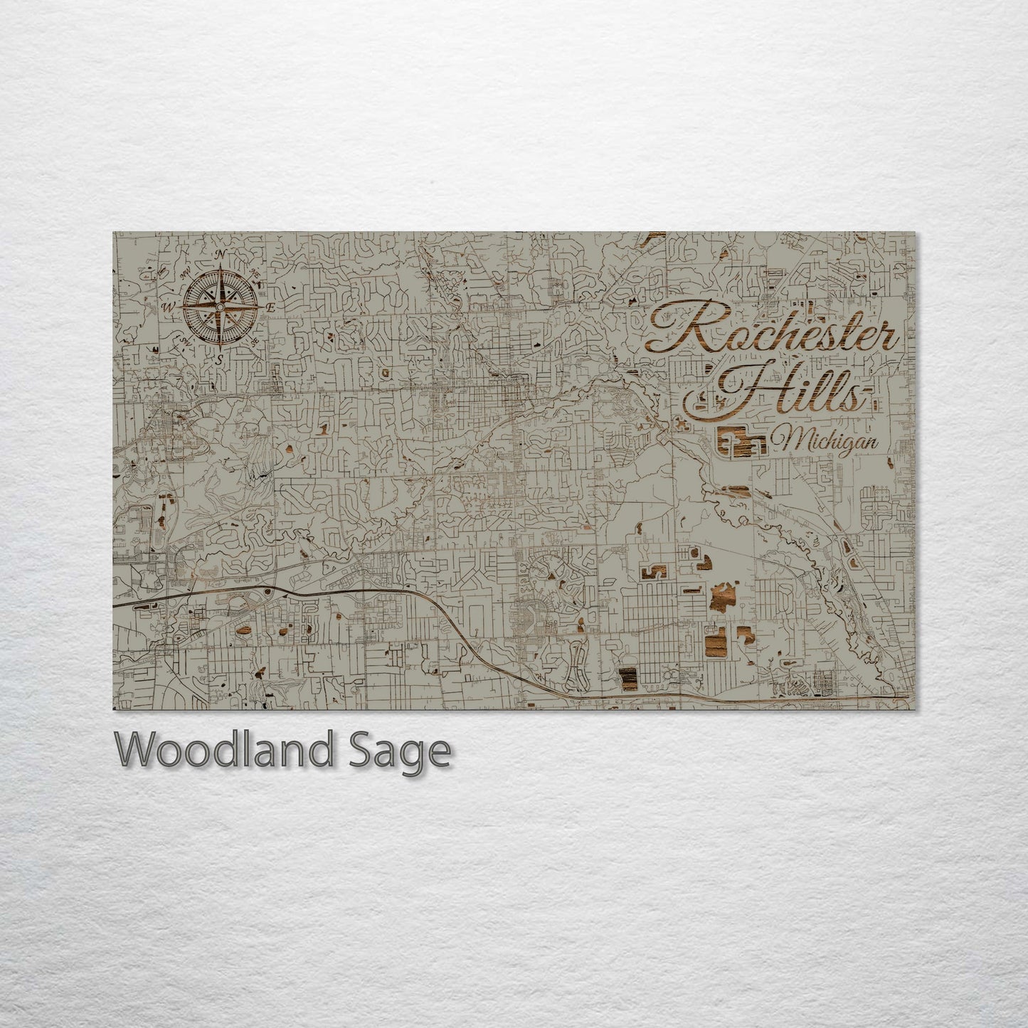 Rochester Hills, Michigan Street Map