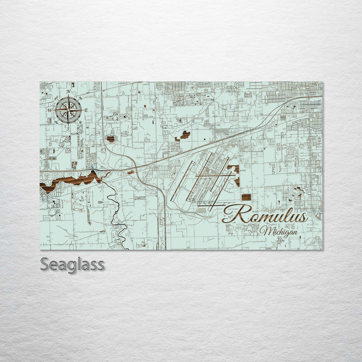 Romulus, Michigan Street Map