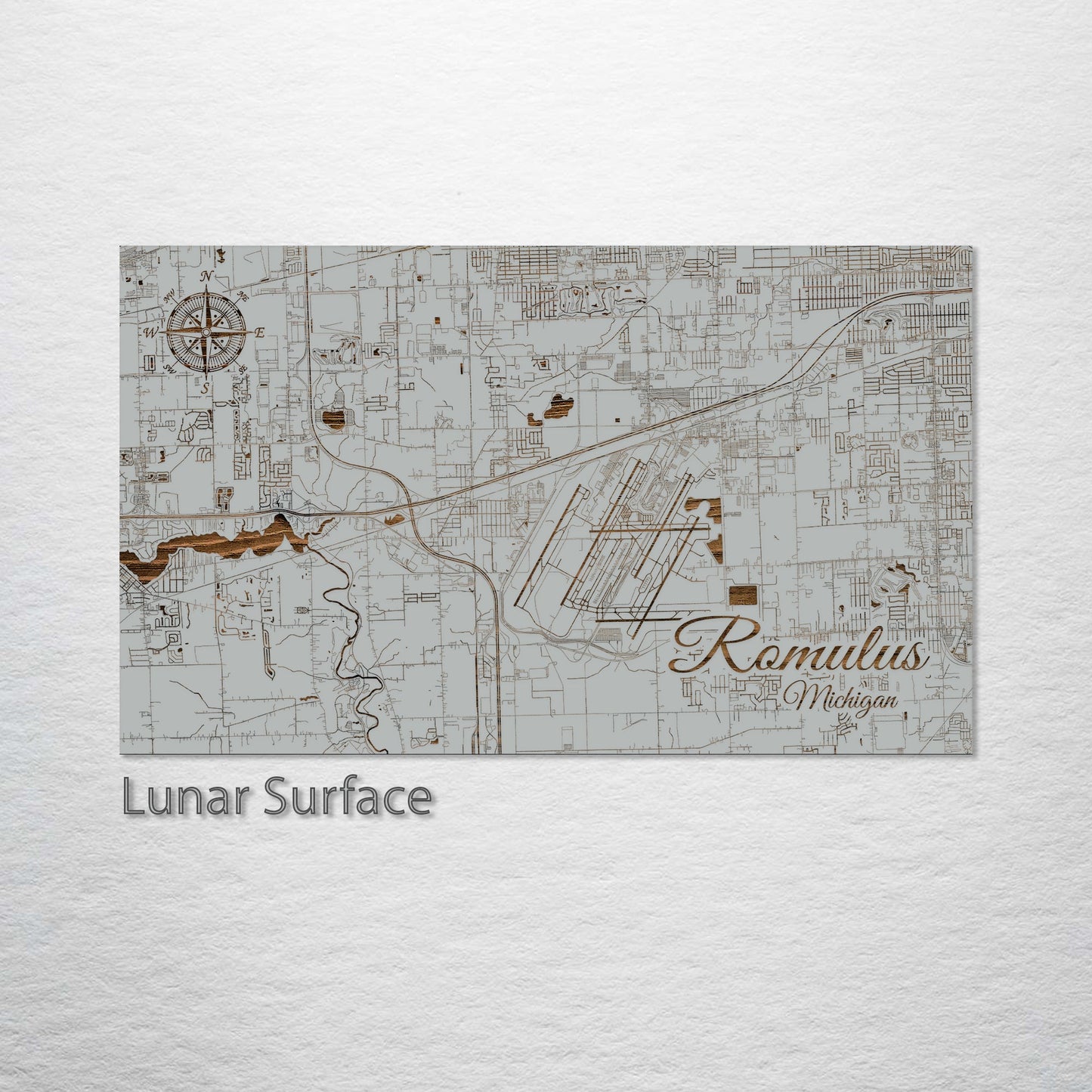 Romulus, Michigan Street Map