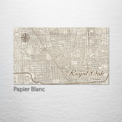 Royal Oak, Michigan Street Map